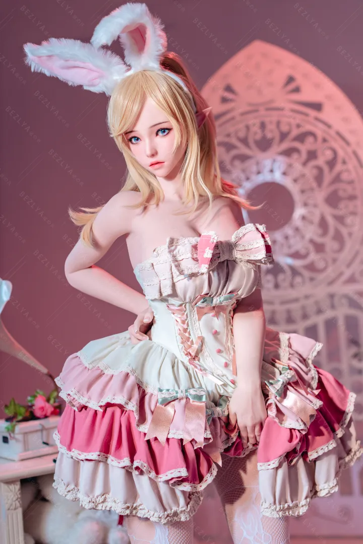 155cm (5ft1) E CUP Lightweight Silicone Sex Doll, Movable Jaw Head Calla